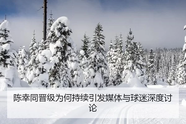 陈幸同晋级为何持续引发媒体与球迷深度讨论